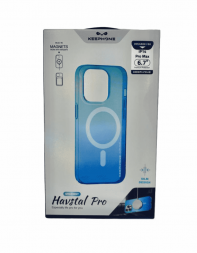 Накладка для i-Phone 14 Pro Max Keephone Magsafe матовый синий