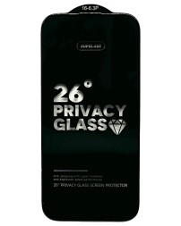 Защитное стекло Антишпион для i-Phone 16 Pro 6.3&quot; Supglass XC-12 3D 