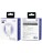  Сетевое зарядное устройство EOFE E303 1C/1USB 30W белое
