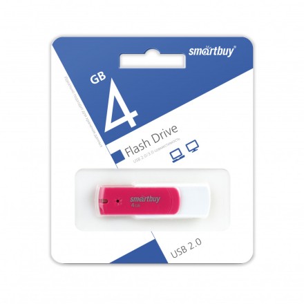  USB флеш накопитель Smartbuy 4GB Diamond Pink (SB4GBDP)