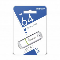 USB флеш накопитель Smartbuy 64GB Crown White (SB64GBCRW-W)