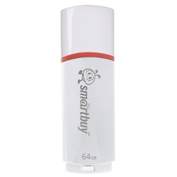 USB флеш накопитель Smartbuy 64GB Crown White (SB64GBCRW-W)