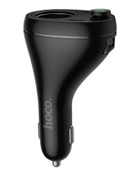 Автомобильное заряд. устр. Hoco E88 1USB/2C + FM-трансмиттер черное
