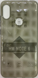 Накладка для Xiaomi Redmi Note 6 Pro силикон с тиснением кристалл в ассортименте