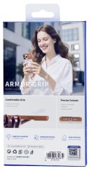 Накладка для i-Phone 17 Pro Keephone Armor Grip MagSnap оранжево-прозрачный