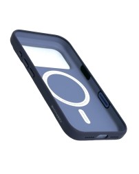 Накладка для i-Phone 17 Pro Max Keephone Sumee Non-Yellowing MagSnap синяя