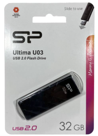  USB флеш накопитель Silicon Power 32GB Ultima U03 Black
