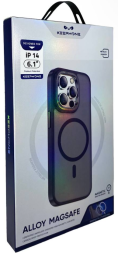 ΠΠ°ΠΊΠ»Π°Π΄ΠΊΠ° Π΄Π»Ρ i-Phone 14 Keephone Alloy Magsafe ΠΌΠ°ΡΠΎΠ²ΡΠΉ ΡΠ΅ΡΠ½ΡΠΉ