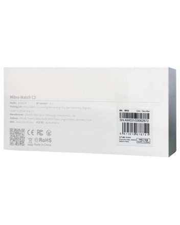  Умные часы Mibro Watch C3 XPAW014 (c русским языком + 2 ремешка) темно-синий