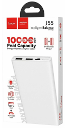 Powerbank Hoco J55 10000mAh 2USB белый