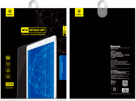  Защитное стекло Baseus для iPad 2017 10.5&quot; 0,3мм SGAPIPD-TGBF