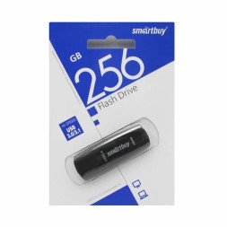 3.0/3.1 USB флеш накопитель Smartbuy 256 GB Scout черный (SB256GB3SCK)