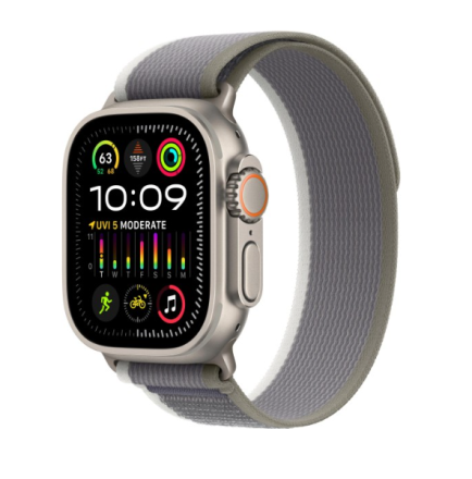  Apple Watch Ultra 2 49мм Titanium Green Gray (M L) MRFP3