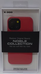 Накладка для i-Phone 13 Mini K-Doo Noble кожаная красная