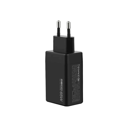  Сетевое зар. устр. Recci RC56E GaN 1USB/2C 65W черное