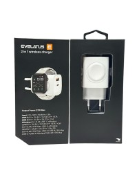 Сетевое зар. устр. Evelatus 165 1USB/2C 22.5W/65W белое