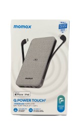 Powerbank с беспроводной зарядкой Momax Q. Power7 10000mAh IP112MFIA серый 