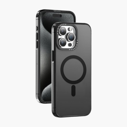  Накладка для i-Phone 15 Pro Keephone Magnet Pro MagSnap черный