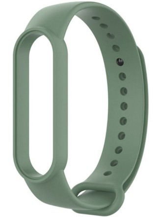  Ремешок для Xiaomi Mi Band 7 силиконовый хаки