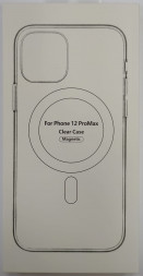Накладка для iPhone 12 Pro Max силикон MagSafe Clear Case