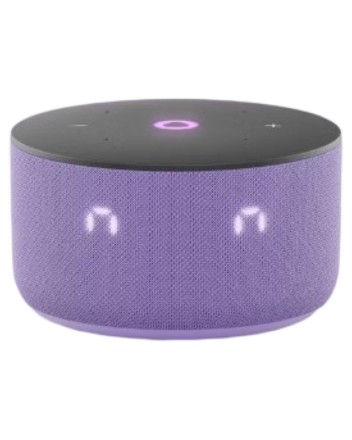  Умная колонка Яндекс Станция Мини 3 с часами лиловая