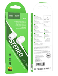 Стереонаушники Hoco M99 с микрофоном белые