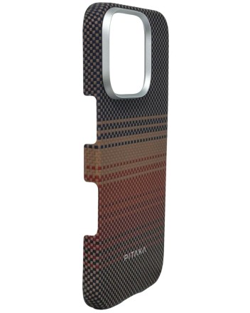 Накладка для i-Phone 16 Pro 6.3&quot; Pitaka Tactile Woven Case&amp;Grip 3 (Sunset)