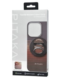 Накладка для i-Phone 16 Pro 6.3&quot; Pitaka Tactile Woven Case&amp;Grip 3 (Sunset)