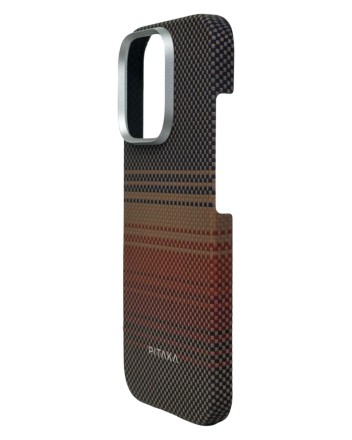 Накладка для i-Phone 16 Pro 6.3&quot; Pitaka Tactile Woven Case&amp;Grip 3 (Sunset)