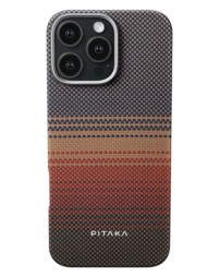 Накладка для i-Phone 16 Pro 6.3&quot; Pitaka Tactile Woven Case&amp;Grip 3 (Sunset)