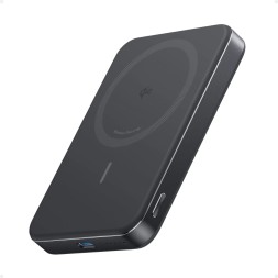 Powerbank с беспроводной зарядкой Anker MagGo Ultra-Slim 10000mAh 1USB/1C (A1664) черный