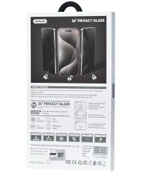 Защитное стекло Антишпион для i-Phone 16 Pro Max 6.9" Supglass XC-12 3D