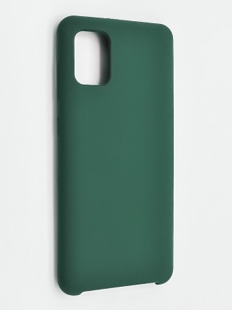  Накладка для Samsung Galaxy A31 Silicone cover зеленая