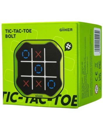  Игра Крестики-Нолики Giiker Tic-Tac-Toe Bolt зеленый
