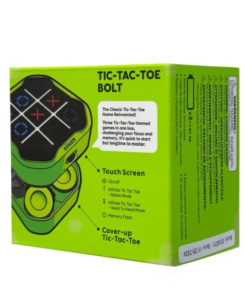  Игра Крестики-Нолики Giiker Tic-Tac-Toe Bolt зеленый