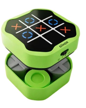  Игра Крестики-Нолики Giiker Tic-Tac-Toe Bolt зеленый