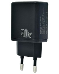 Сетевое зарядное устройство EOFE E303 1C/1USB 30W черное