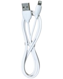 Usb Кабель-зарядка Lightning Borofone BX19 Benefit 2.4A 1м силиконовый белый