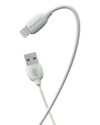 Usb Кабель-зарядка Lightning Borofone BX19 Benefit 2.4A 1м силиконовый белый