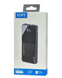 Powerbank EOFE G101 10000mAh 3A /22.5W 2USB/Type-C с дисплеем чёрный