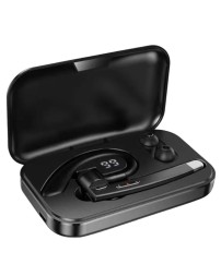 Bluetooth-гарнитура Hoco DES48 BT5.3/60mAh (400mAh) черная