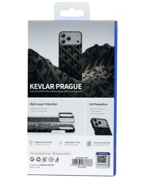 Накладка для i-Phone 17 Pro Keephone Kevlar Prague MagSnap серо-коричневый