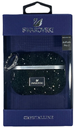 Чехол для AirPods Pro 2 Swarovski темно-зеленый