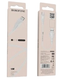 Usb Кабель-зарядка Micro Borofone BX18 Optimal 2.4A 1м белый