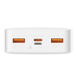 Powerbank Baseus Bipow Digital Display 20000mAh 2USB/USB-C 20W PD3.0/QC3.0 (PPDML-M02) белый