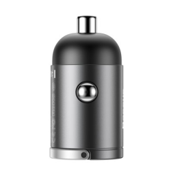 Автомобильное заряд. устр. Baseus Tiny Star Mini 1USB 30W VCHX-A0G серое