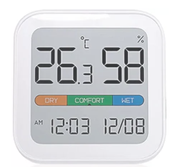 Метеостанция MIIIW Comfort Temperature And Humidity Clock S210 MW22S06 белый