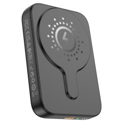 Powerbank с беспроводной зарядкой Hoco J117A Magnetic Wireless 10000mAh 20W белый
