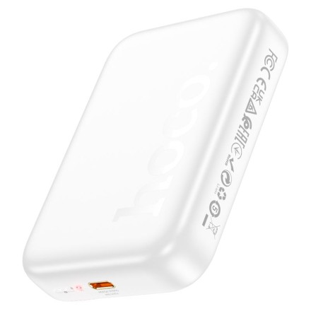  Powerbank с беспроводной зарядкой Hoco J117A Magnetic Wireless 10000mAh 20W белый