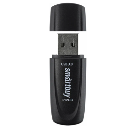  3.0/3.1 USB флеш накопитель Smartbuy 512 GB Scout черный (SB512GB3SCK)